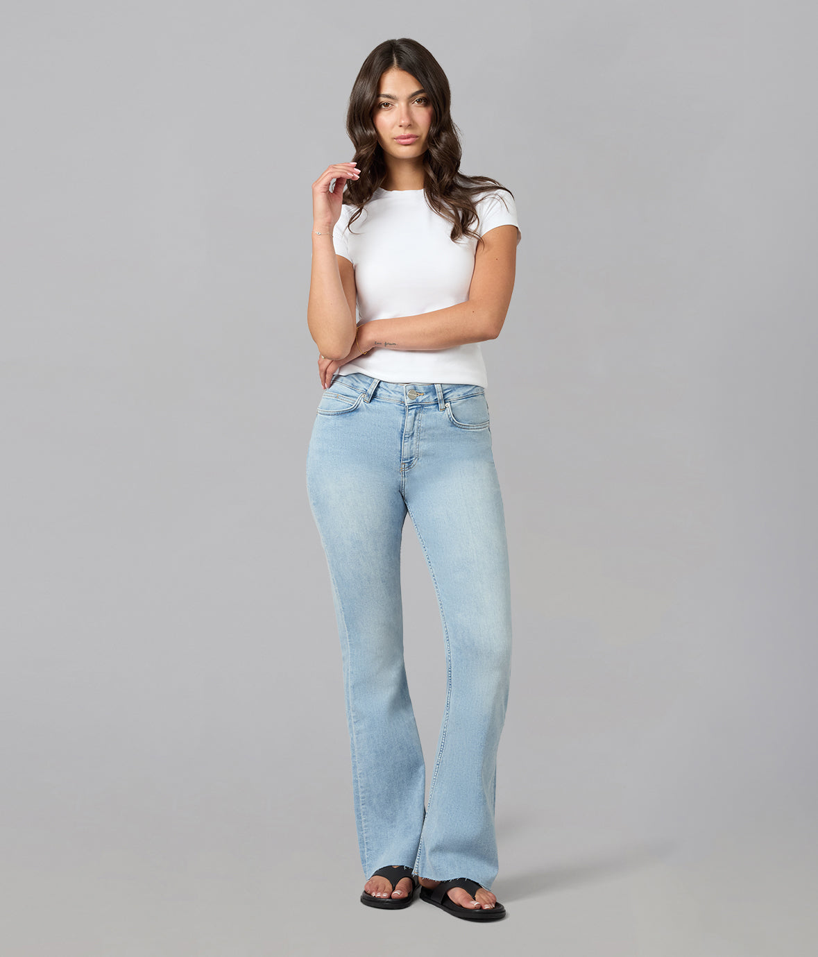 ALICE-TD High Rise Flare Jeans 32" Inseam