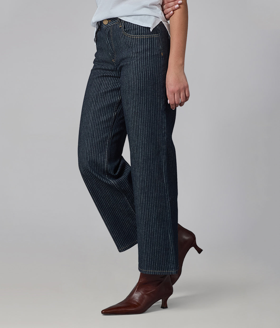COLETTE-PSB High Rise Wide Leg Jeans