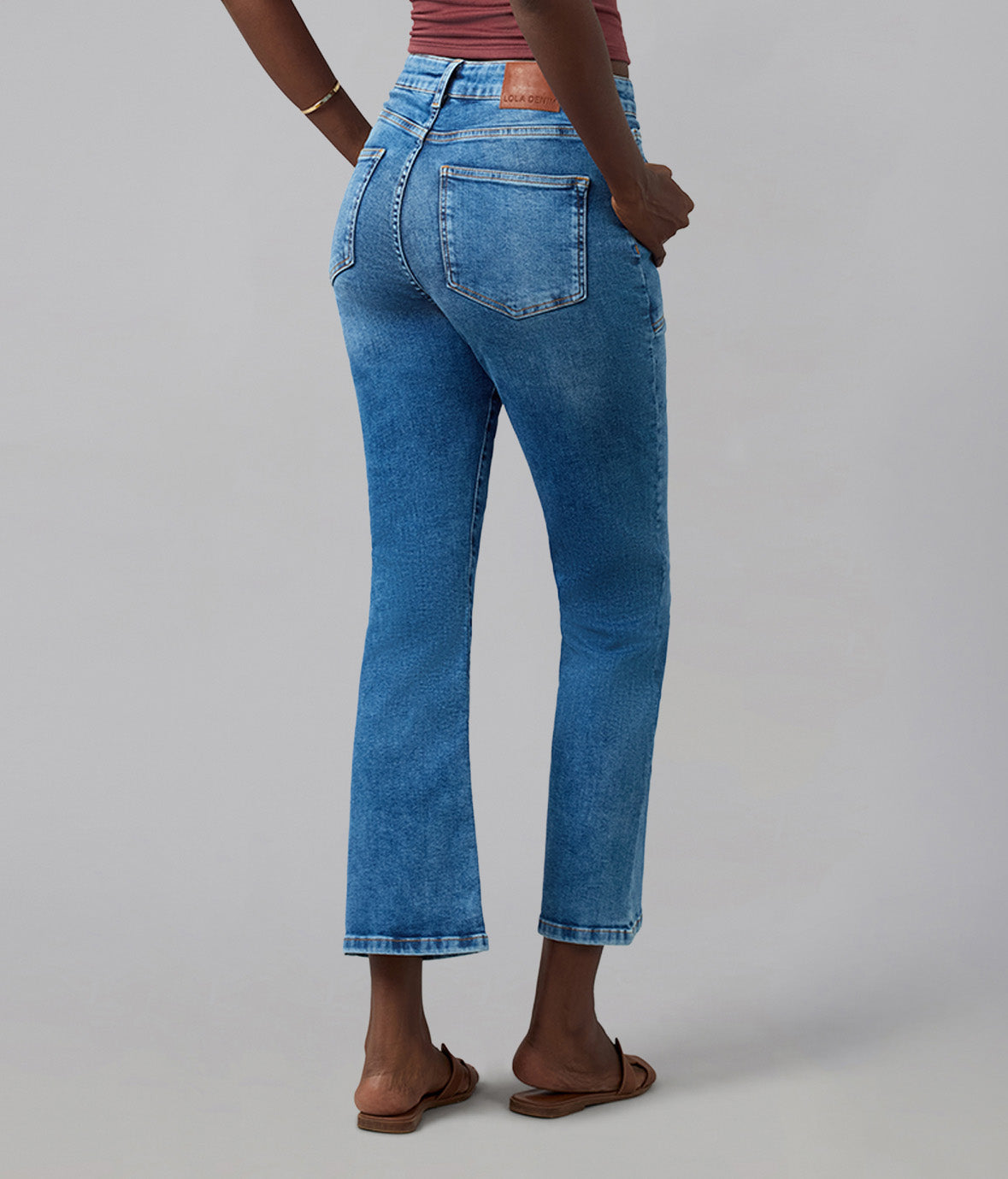 BILLIE-IM High Rise Bootcut Jeans 28" Inseam