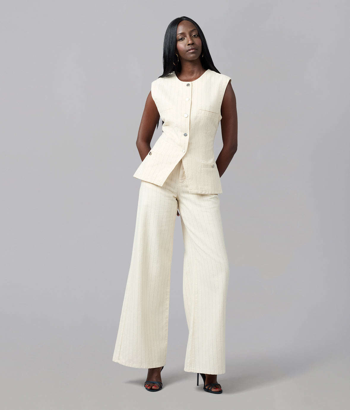 MILAN-SL Ultra High Rise Wide Leg Jeans 32" Inseam