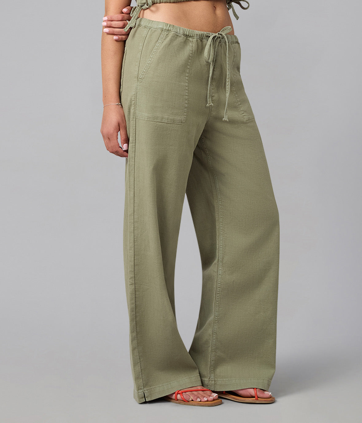 REMY-WS Mid Rise Cotton Twill Trouser