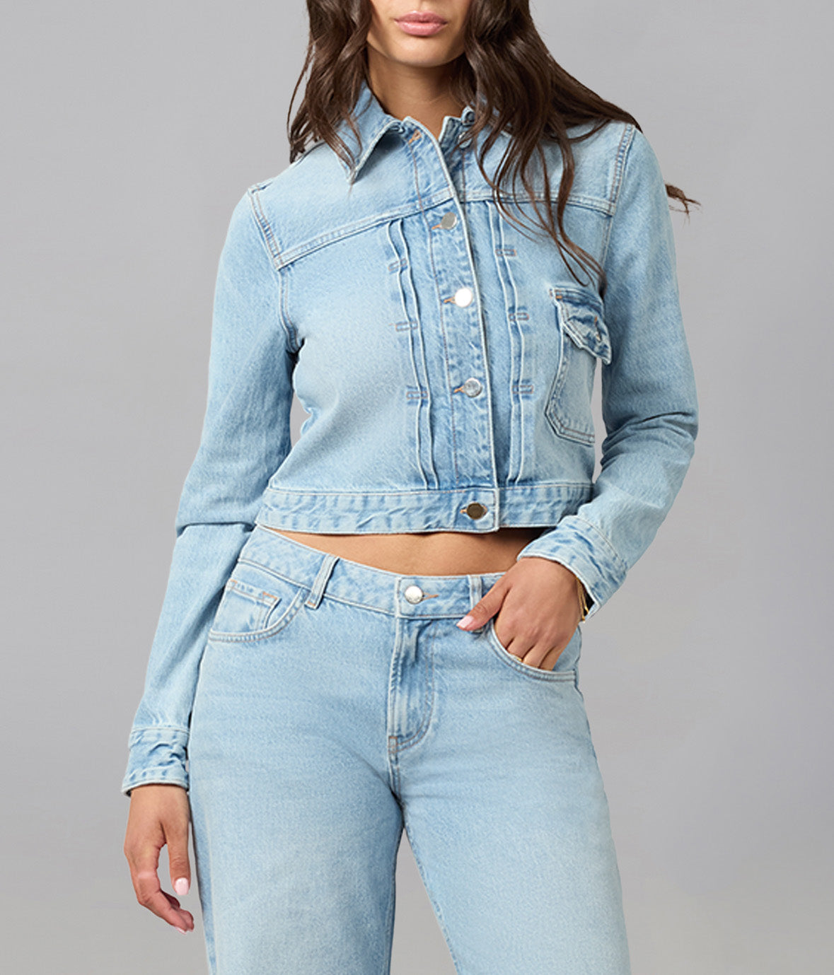 SABRINA-WB Classic Denim Jacket