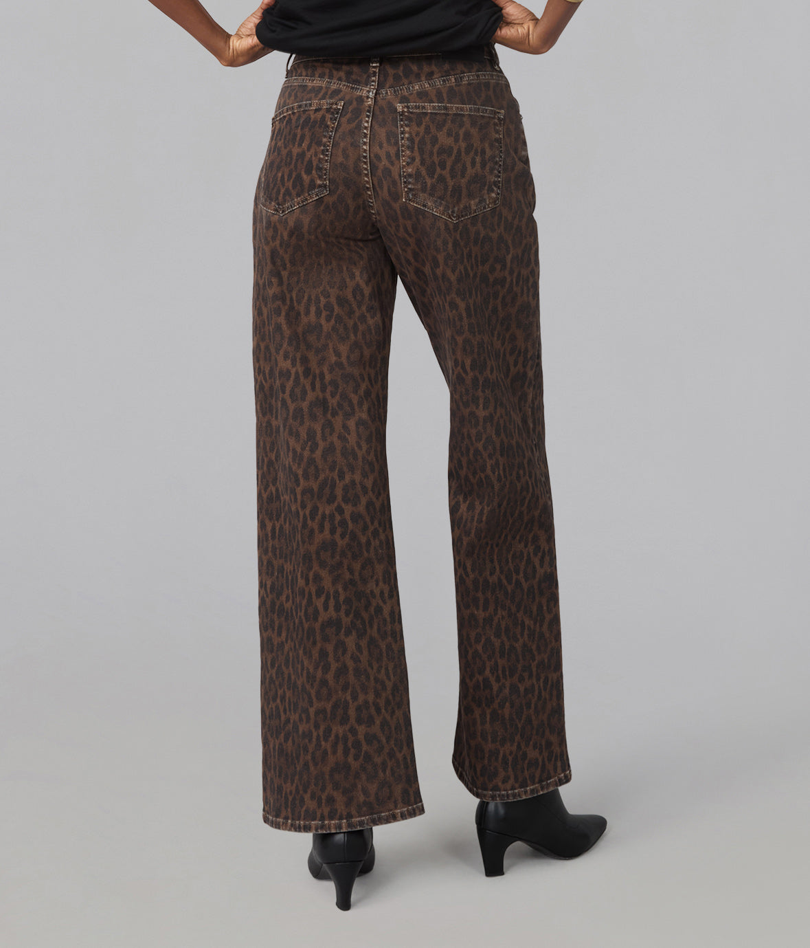 COLETTE-RC High Rise Wide Leg Jeans