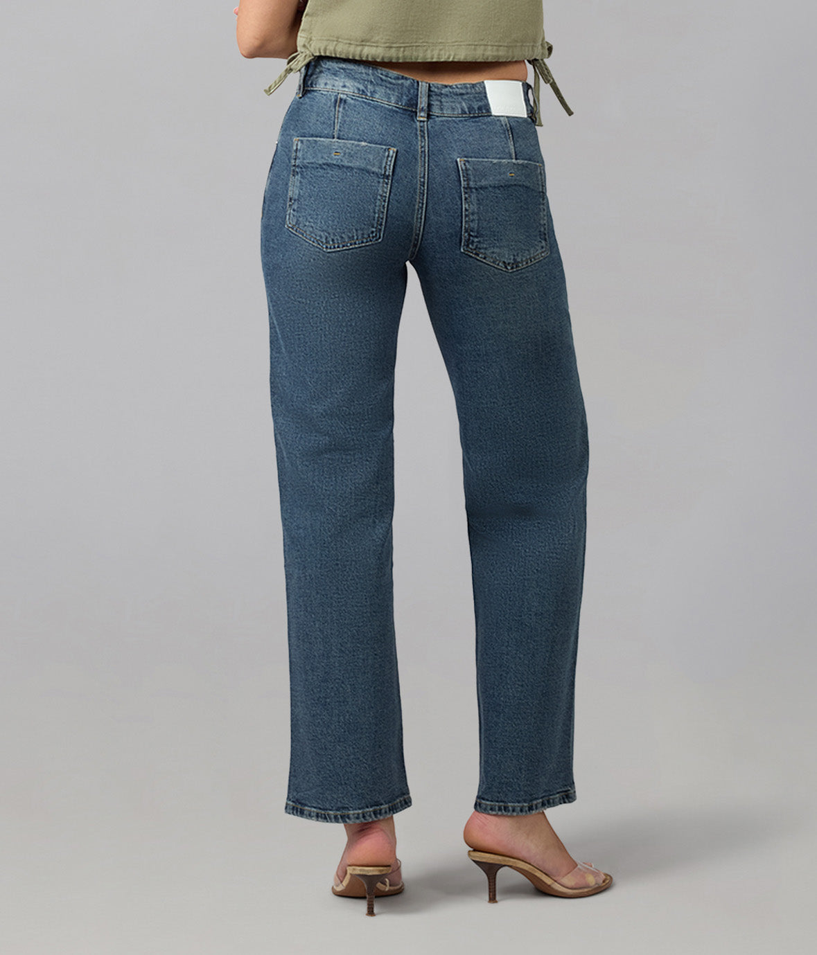 MIRO-FN Mid Rise Comfort Straight Jeans 31" Inseam