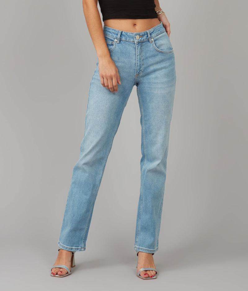 DENVER-DS High Rise Straight Jeans