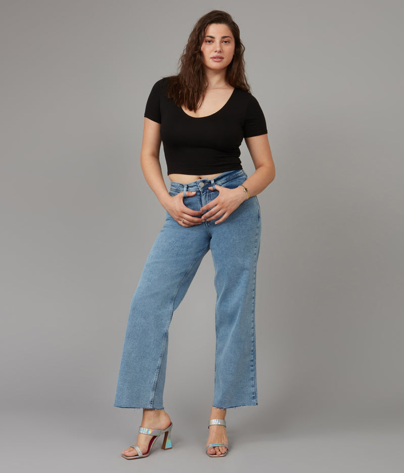 COLETTE-VIB High Rise Wide Leg Jeans