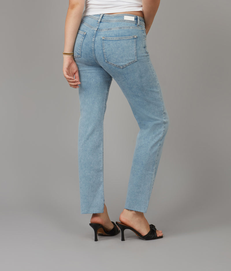 JASPER-TD Mid Rise Straight Jeans