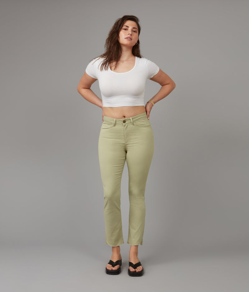 KATE-SAGE High Rise Slim Jeans