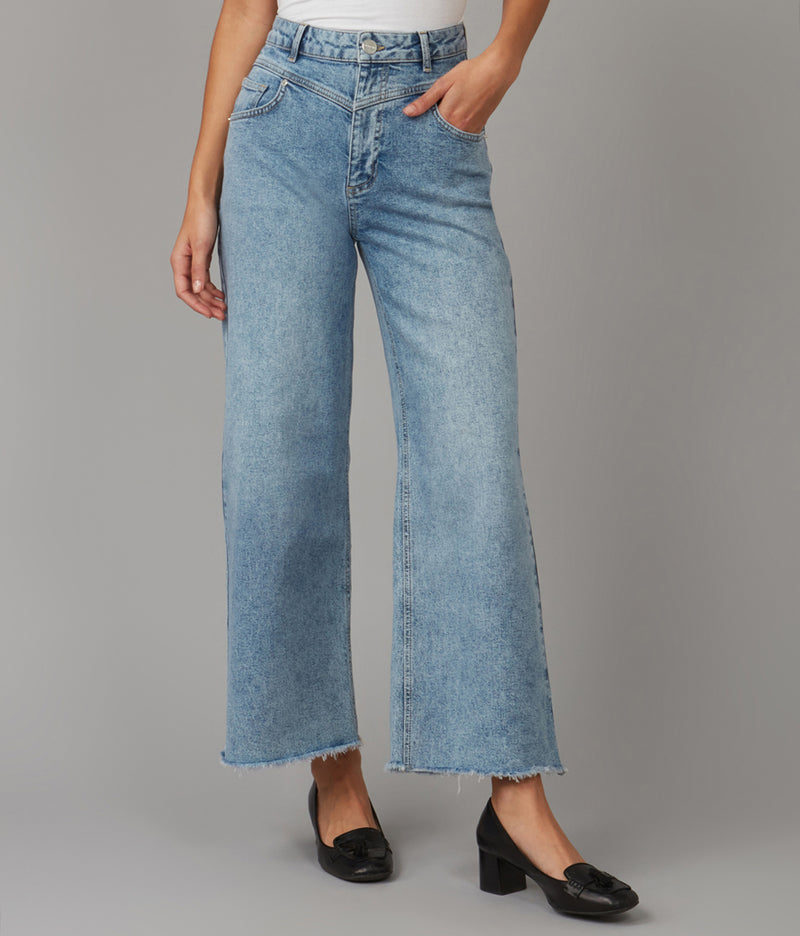 MILAN-JB High Rise Wide Leg Jeans