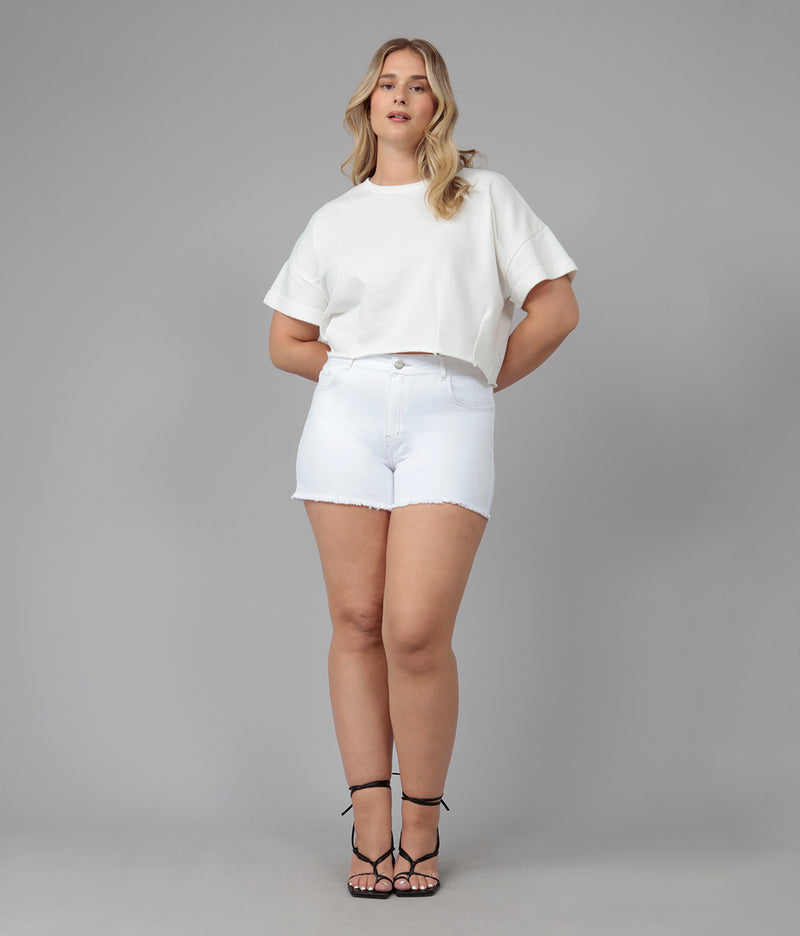 LIANA-WHT High Rise Short