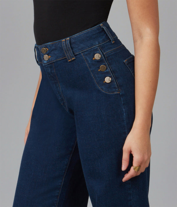 COLETTE-DRB High Rise Wide Leg Jeans