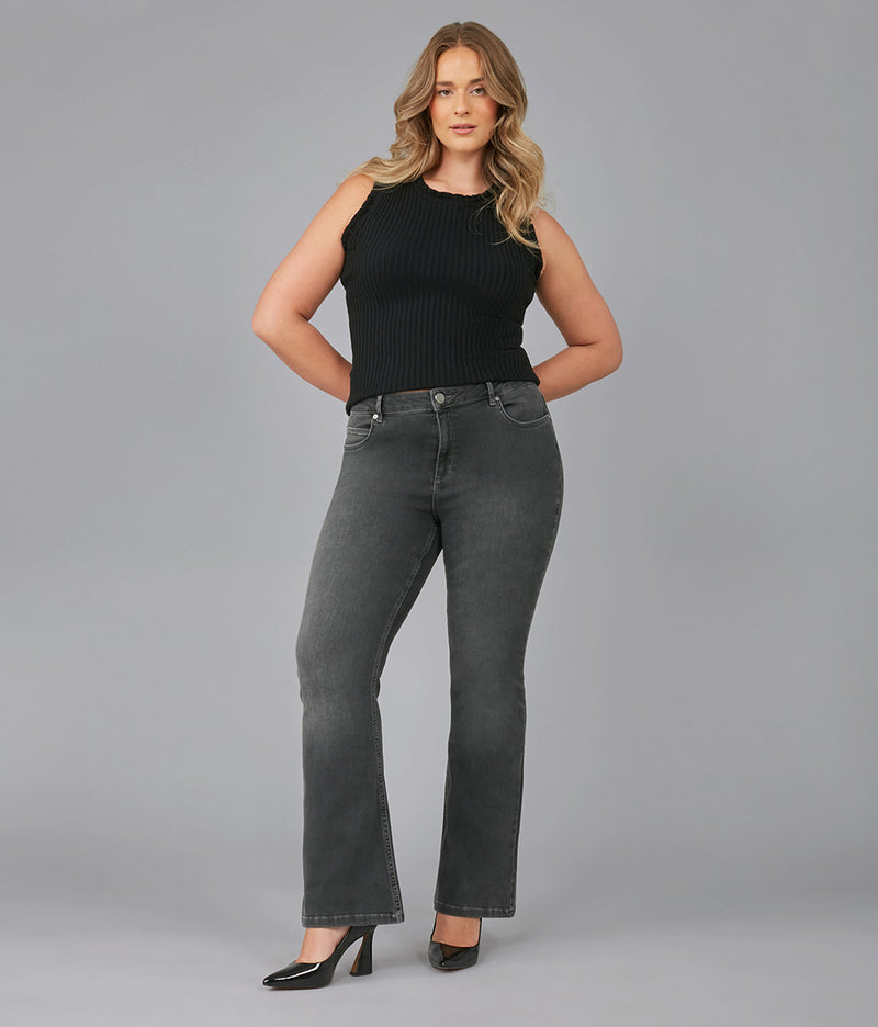 ALICE-GMS High Rise Flare Jeans