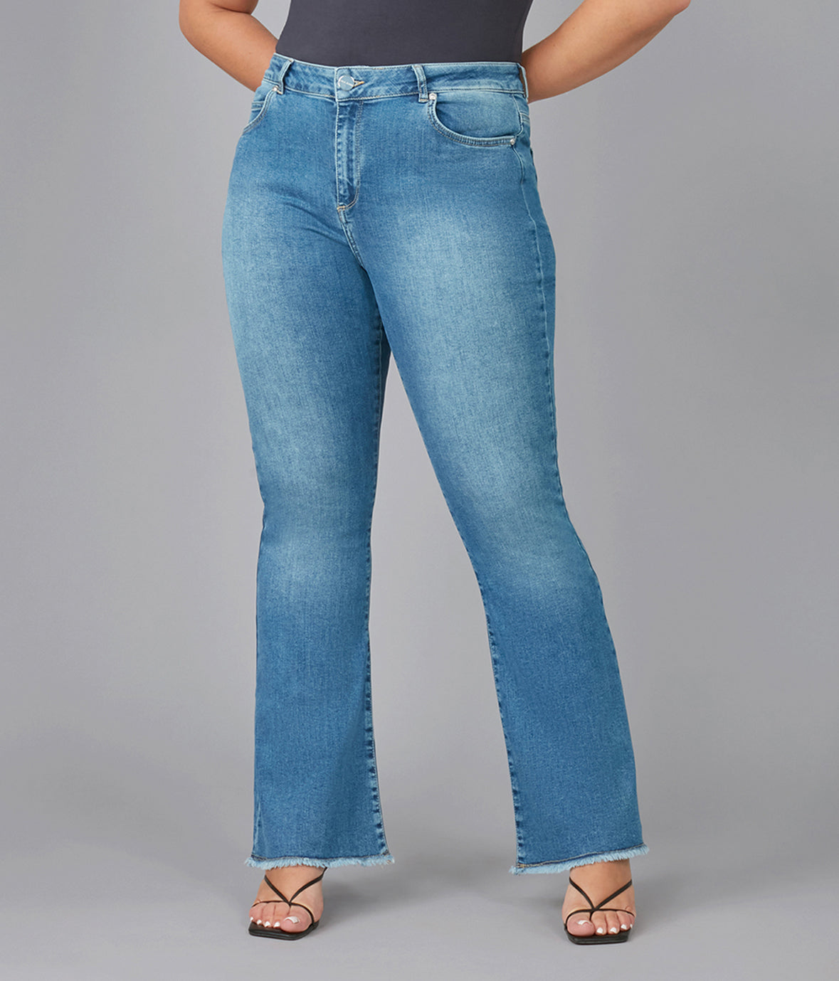 ALICE-MDL High Rise Flare Jeans 32" Inseam