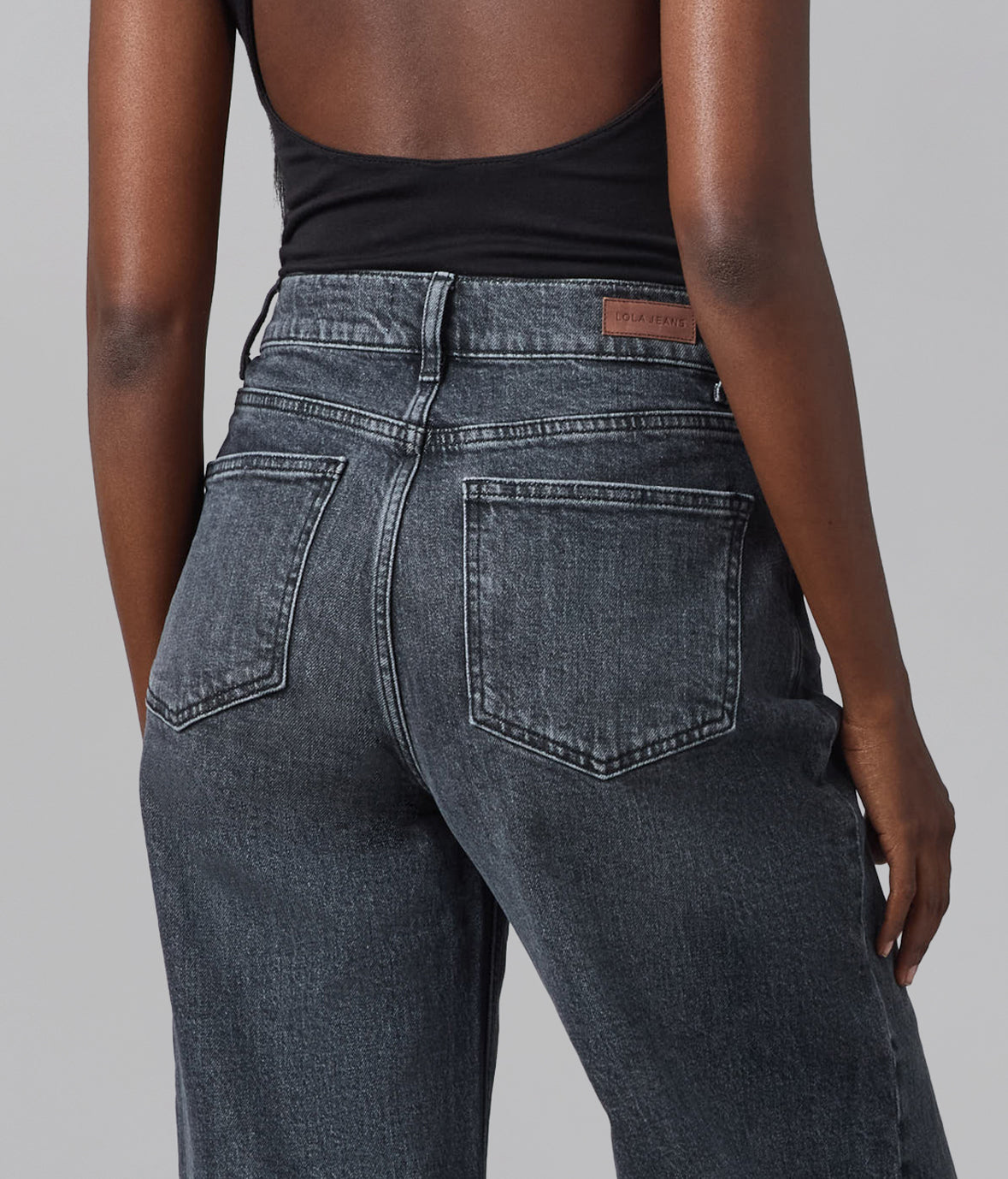 COLETTE-GG High Rise Wide Leg Jeans