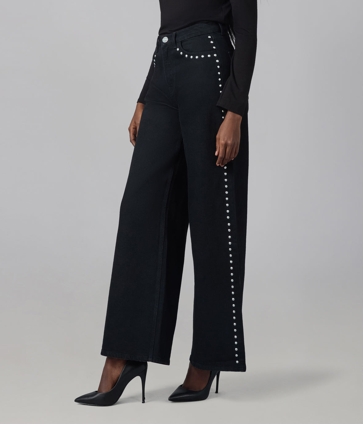 MILAN-SB Ultra High Rise Wide Leg Jeans