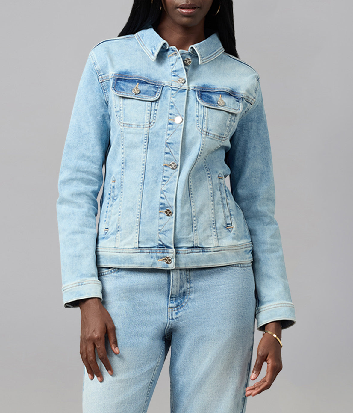 GABRIELLA-WB  Classic Denim Jacket
