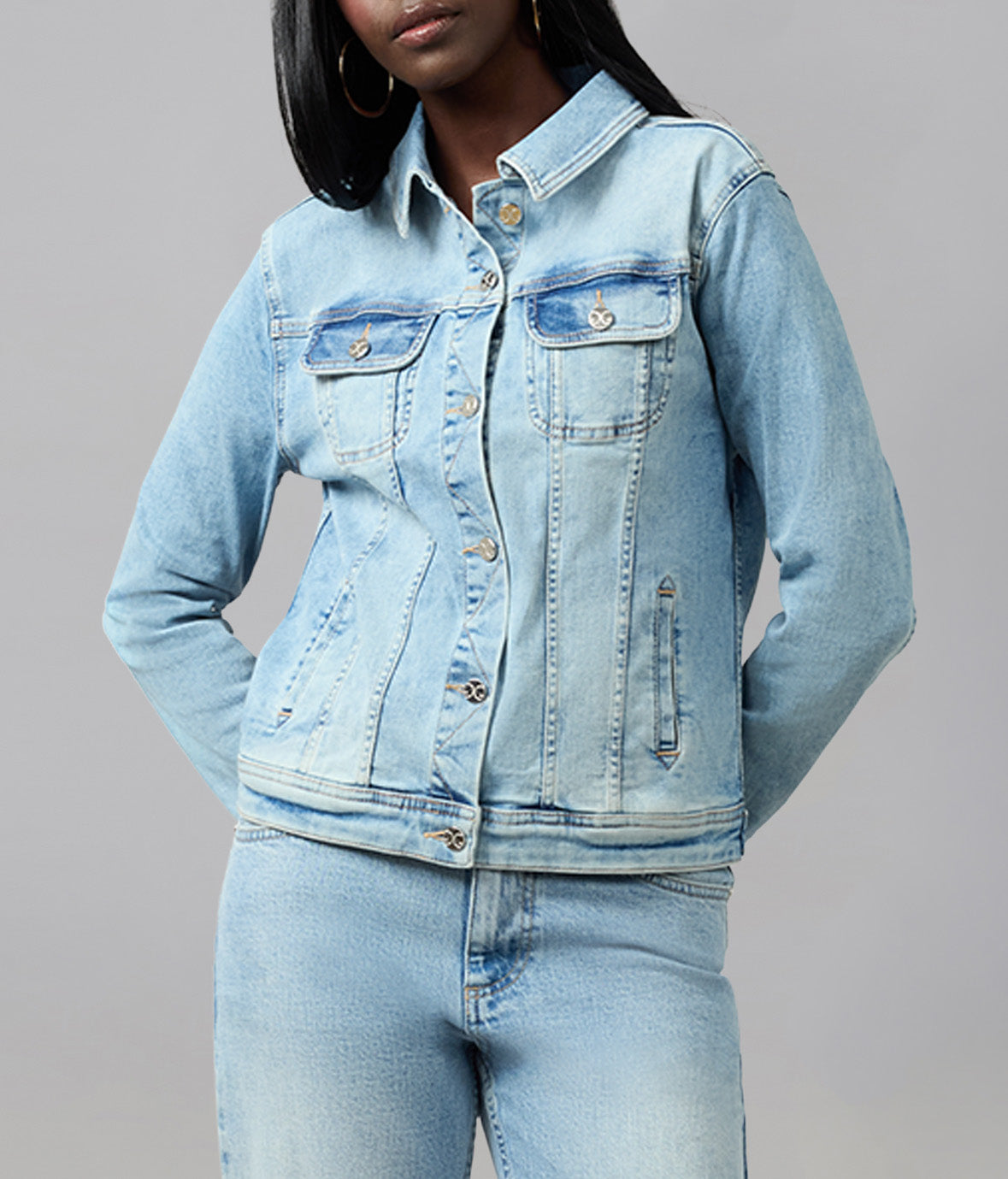 GABRIELLA-WB  Classic Denim Jacket
