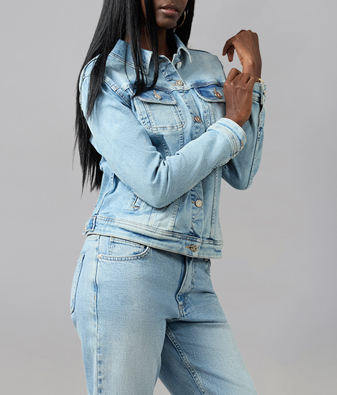 GABRIELLA-WB  Classic Denim Jacket