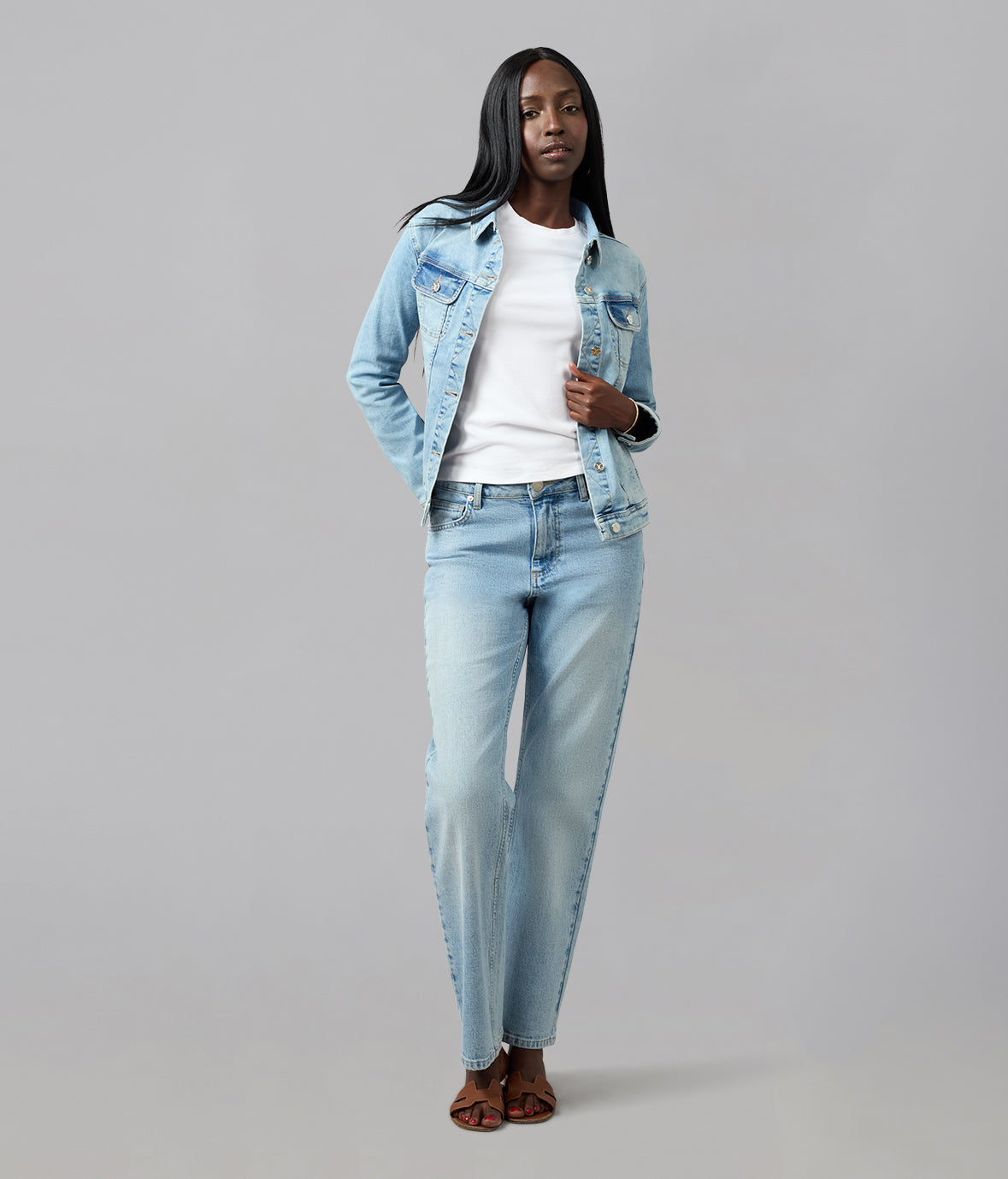 GABRIELLA-WB  Classic Denim Jacket