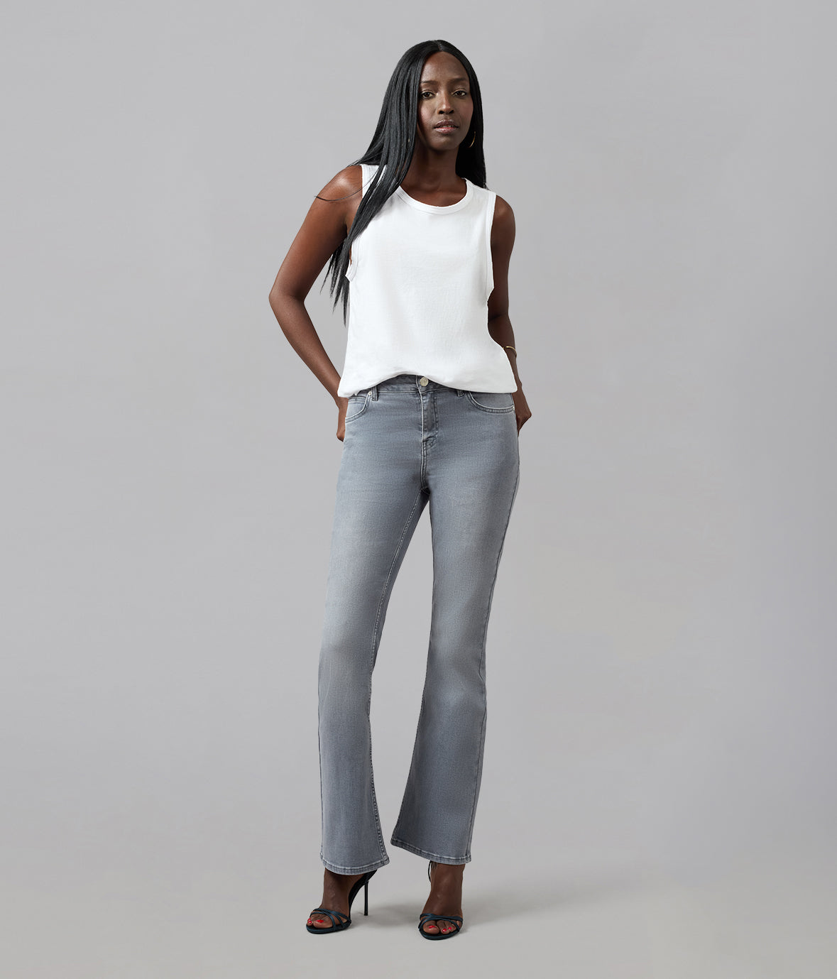 BILLIE-WI High Rise Bootcut Jeans  31" Inseam
