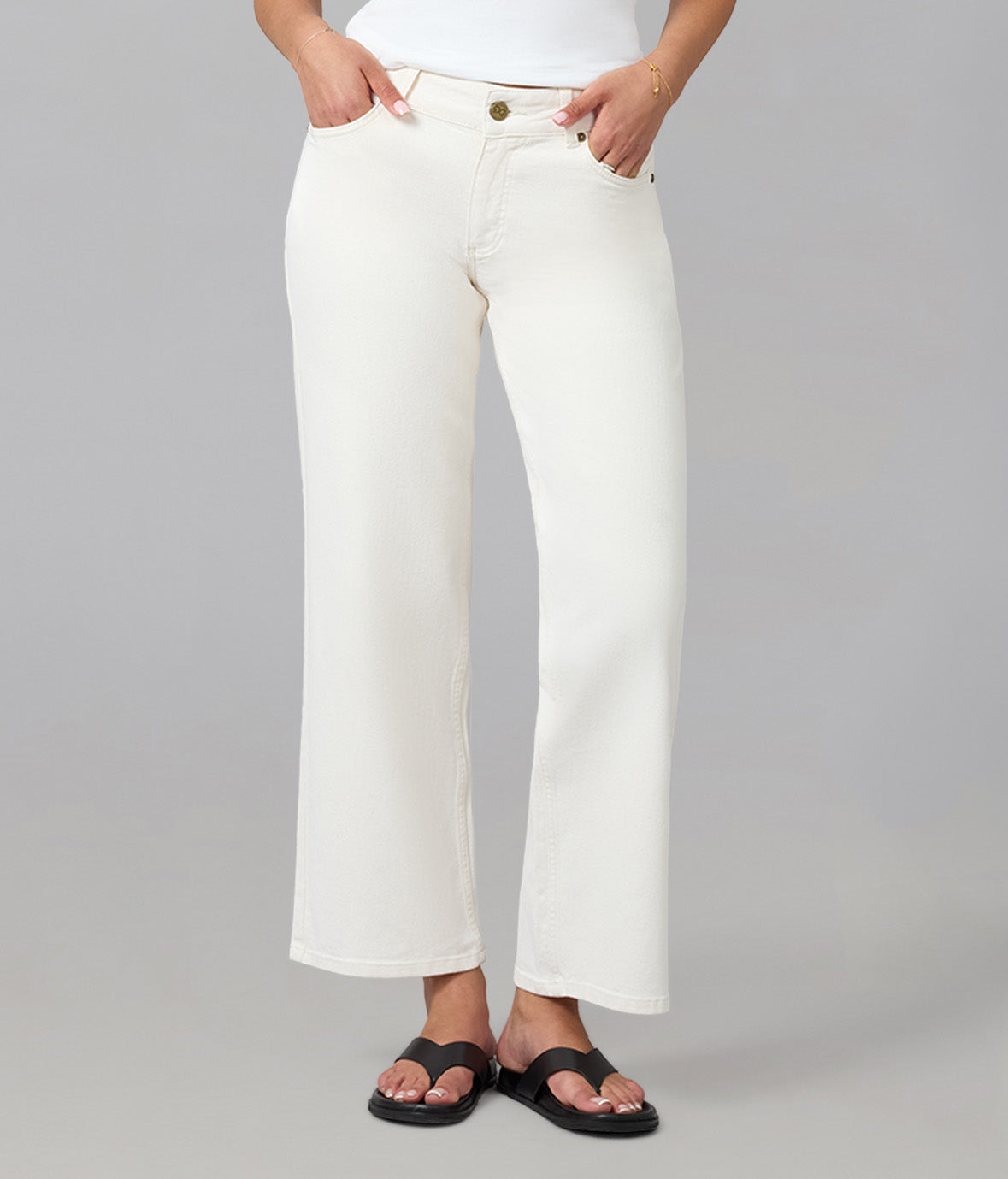 MIRO-RAW Mid Rise Comfort Straight Jeans 31" Inseam