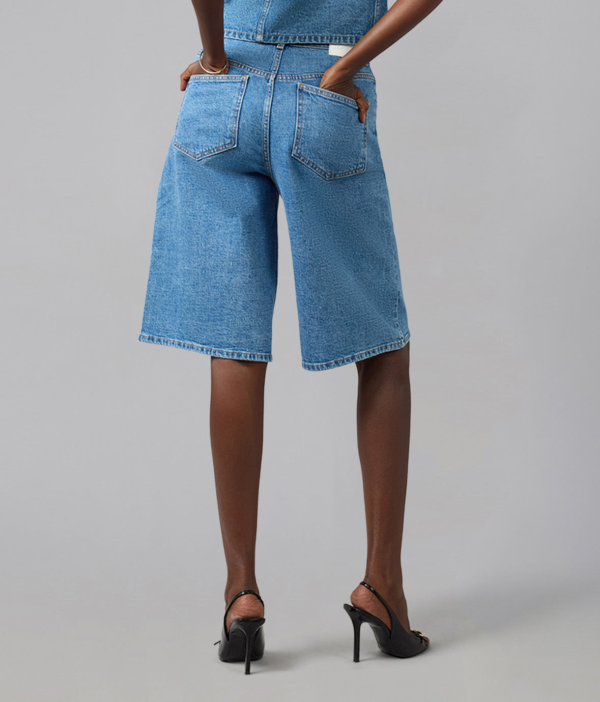 SEVILLE-VN High Rise Gaucho Jean 13" Inseam