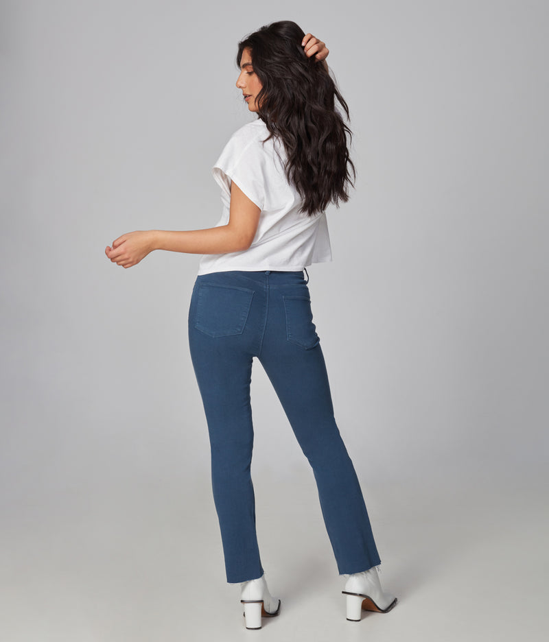 KATE-EB- High Rise Straight Jeans