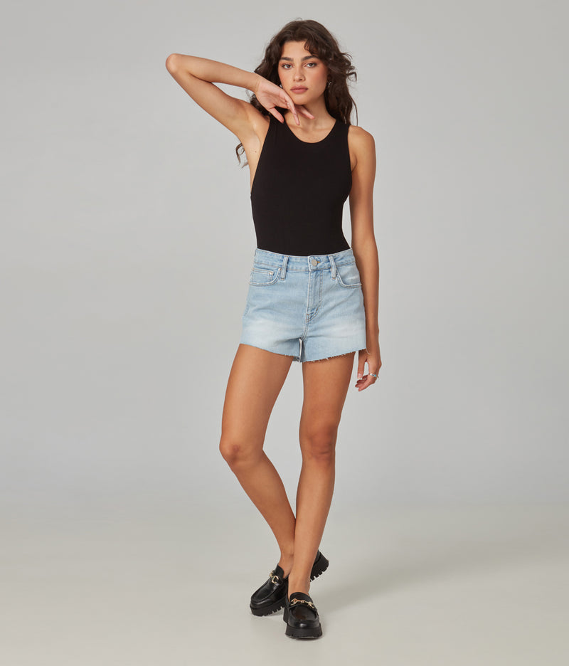 LIANA-BL High Rise Shorts